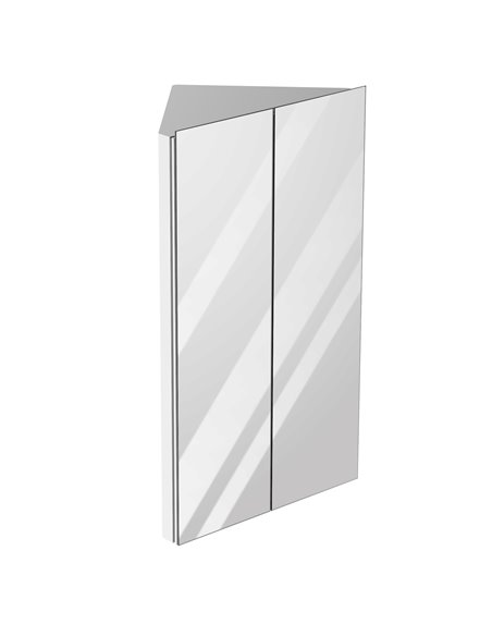 Kleankin Corner Mirrored Bathroom Cabinet, Silver 834-265 - pic 57716 | FastDaddyshop