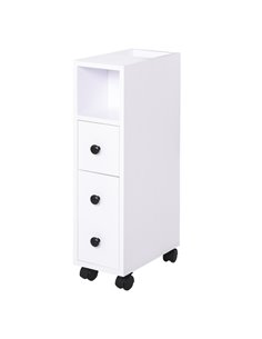 Kleankin Slimline Bathroom Storage Unit, White 834-256WT