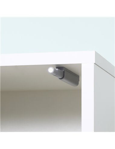 kleankin Tall Mirrored Bathroom Cabinet, Bathroom Storage Cupboard, Floor Standing Tallboy Unit with Adjustable Shelf, White 834