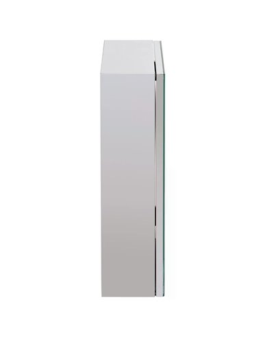 HOMCOM Stainless Steel Wall-mounted Bathroom Mirror Storage Cabinet 300mm (W) 02-0548