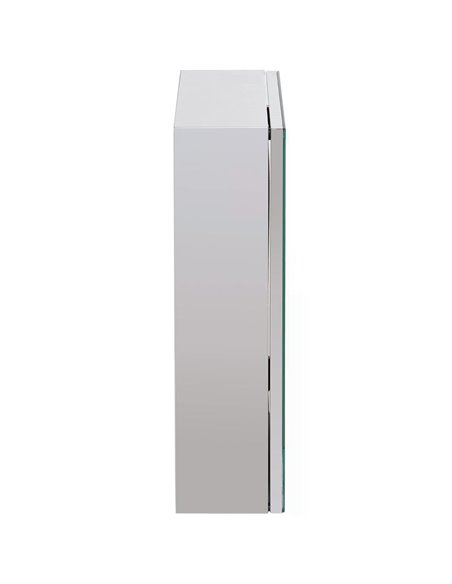 HOMCOM Stainless Steel Wall-mounted Bathroom Mirror Storage Cabinet 300mm (W) 02-0548 - pic 57832 | FastDaddyshop