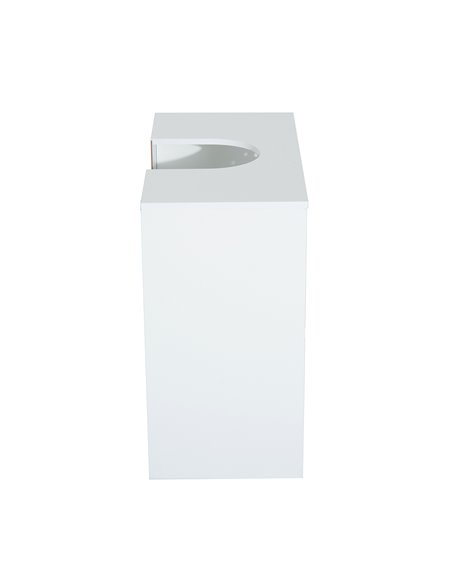 HOMCOM Wooden Under Sink Bathroom Cabinet, 2 Door Storage Cupboard, Space Saving Vanity Units 834-116 - pic 57874 | FastDaddyshop