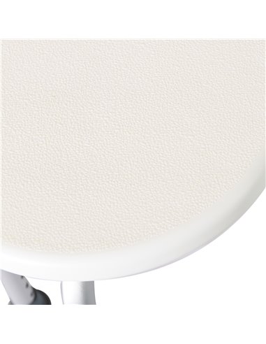 HOMCOM Adjustable Bath Chair, Shower Seat with Safety Design for Elderly, Bathroom Aids, White 72-0011