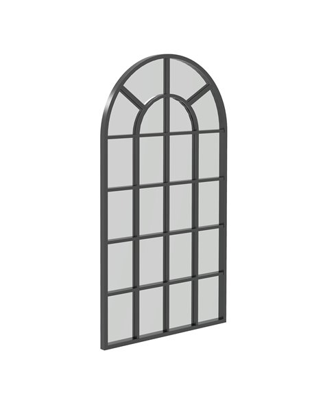 HOMCOM Arched Decorative Wall Mirror, 110 x 62 cm, Black 830-784V80BK - pic 57985 | FastDaddyshop