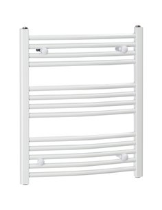 HOMCOM Bathroom Towel Warmer For Central Heating 600mm x 700mm, White 850-226V00WT