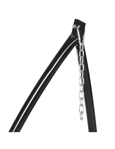 Outsunny Hammock Chair Stand Only Construction Heavy Duty Metal C-Stand for Hanging Hammock Chair Porch Swing Indoor or Outdoor  - pic 58199 | FastDaddyshop