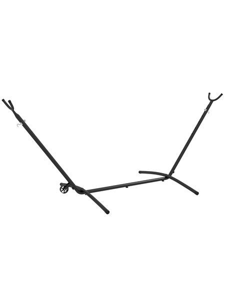 Outsunny 9.5ft Adjustable Hammock Stand, Black 84A-319V00BK - pic 58210 | FastDaddyshop
