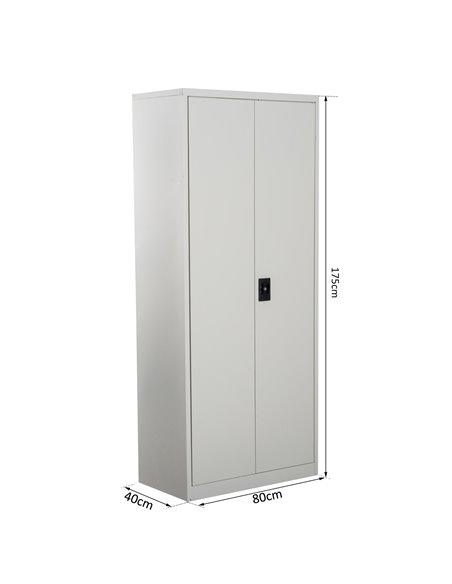 Vinsetto Cool Rolled Steel Tall Office Lockable Filing Cabinet 2 Doors 4 Internal Adjustable Shelves Bookcase Cabinet Storage Un - pic 58239 | FastDaddyshop
