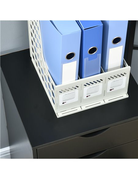 HOMCOM 5 Drawer Mobile Filing Cabinet, Vertical File Cabinet, Modern Rolling Printer Stand for Home Office, Black 836-144V01BK - pic 59081 | FastDaddyshop
