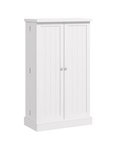 HOMCOM Freestanding Multi-Storage Kitchen Cupboard, White 83A-096V80WT