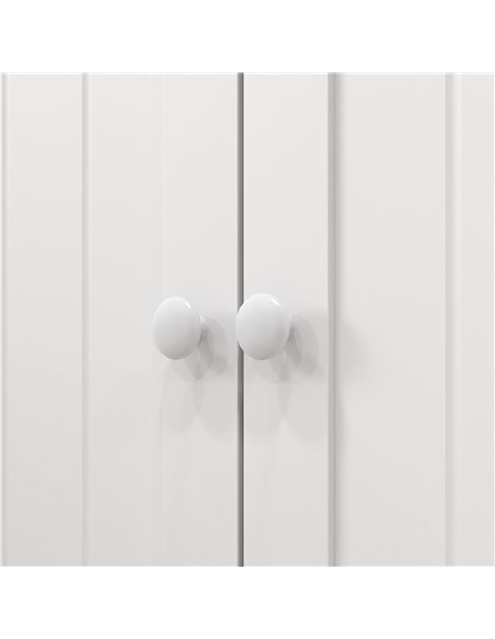 HOMCOM Freestanding Multi-Storage Kitchen Cupboard with Adjustable Shelves White 83A-096V80WT - pic 59154 | FastDaddyshop