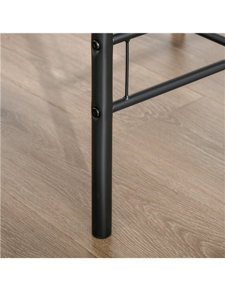 HOMCOM MDF 2 Person Dining Table Set 2-Seater Bar Stool and Table Set 835-134 - pic 59279 | FastDaddyshop
