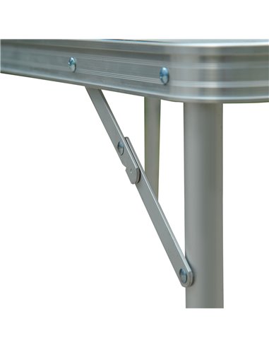 Outsunny Portable Outdoor Garden Aluminium Portable Folding Camping Picnic Party Field Kitchen BBQ Table 01-0400