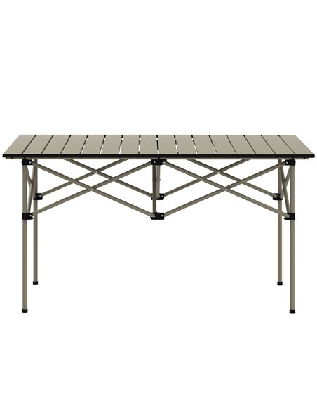 Outsunny Aluminium Folding Picnic Table, Khaki A20-440V01KK - pic 59920 | FastDaddyshop