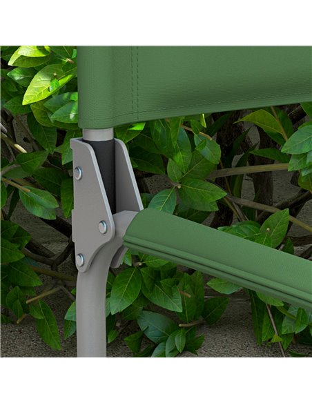 Outsunny Folding Director's Chair, Portable Camping Chair with Side Table, Durable Outdoor Seating, Green A20-383V00GN - pic 59955 | FastDaddyshop