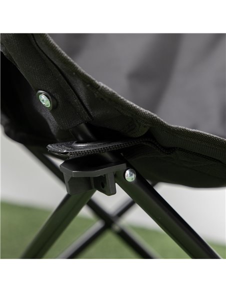 Outsunny Folding Camping Chair, Lightweight with Carry Bag, Storage Pocket, Ideal for Festivals, Fishing, Beach, Hiking, Black A - pic 60023 | FastDaddyshop