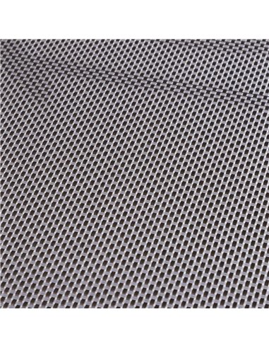 Outsunny Folding Garden Chairs Set of 6, Metal Frame, Outdoor Patio Park Dining Seat, Breathable Mesh Seat, Grey. 84B-P104