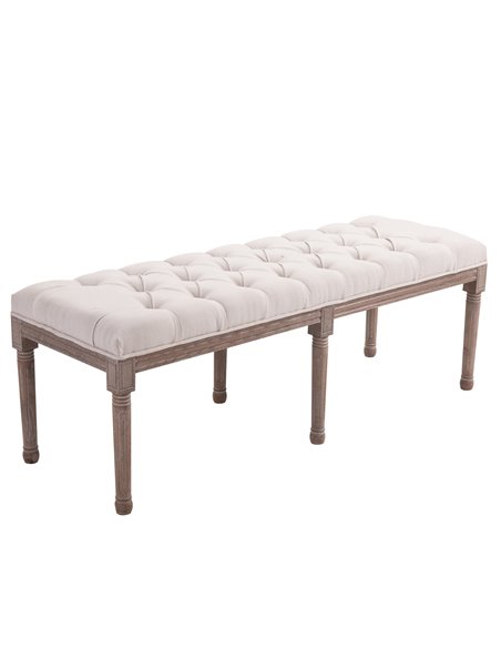 HOMCOM Chaise Lounge Sofa Bench, Beige 831-227V01 - pic 60177 | FastDaddyshop