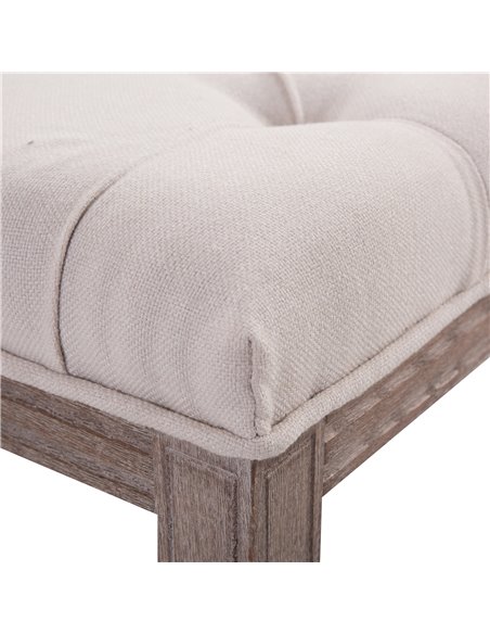 HOMCOM Chaise Lounge Sofa Bench, Chic Button Tufted, Fabric Cover, Wooden Legs, Padded Seat for Hallway, Bedroom, Beige 831-227V - pic 60185 | FastDaddyshop