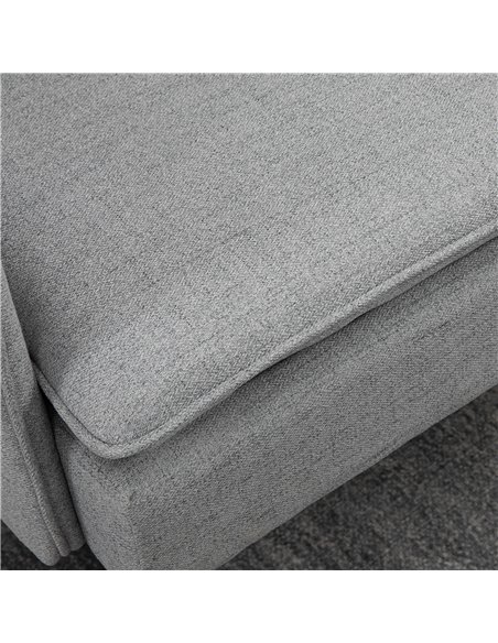 HOMCOM 2 Seater Sofas for Living Room, Fabric Couch, Button Tufted Love Seat with Cushions, Grey 839-622V70GY - pic 60445 | FastDaddyshop