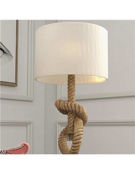 HOMCOM Nautical LED Table Lamp with USB Charging Port, Bedside Desk Lamp for Bedroom, Living Room, Home Office B31-462V70CW - pic 60580 | FastDaddyshop