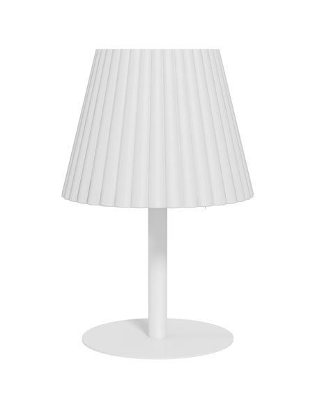 Outsunny Outdoor Solar Table Lamp, Cordless LED Desk Lamp, White B31-470V00WT - pic 60582 | FastDaddyshop