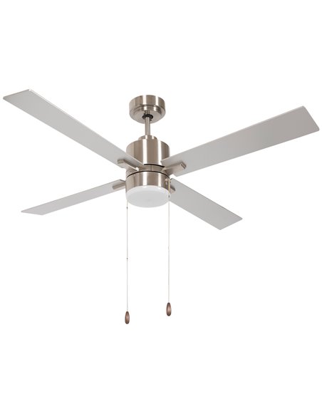 HOMCOM Ceiling Fan with LED Light, Reversible Blades, Silver B31-479V00SR - pic 60771 | FastDaddyshop
