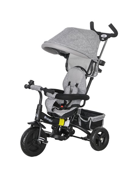 HOMCOM 4 in 1 Kids Trike Push Bike, for 1-5 Years, Grey 370-026V00GY - pic 60906 | FastDaddyshop