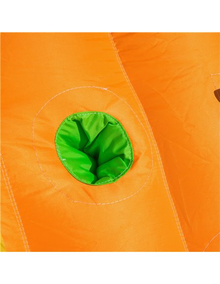 Outsunny 5 in 1 Kids Bouncy Castle Large Crocodile Style Inflatable House Slide Basket Water Pool Climbing Wall for Kids Age 3-8 - pic 6109 | FastDaddyshop
