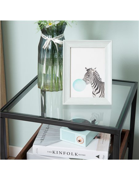 HOMCOM Industrial Side Table, 3-Tier End Table with Storage Shelves, Nightstand with Steel Frame for Bedroom, Living Room, Rusti - pic 61147 | FastDaddyshop