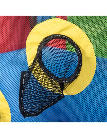 Outsunny 5 in 1 Kids Bounce Castle Large Castle Style Inflatable House Slide Trampoline Pool Water Gun Climbing Wall for Kids Ag - pic 6133 | FastDaddyshop