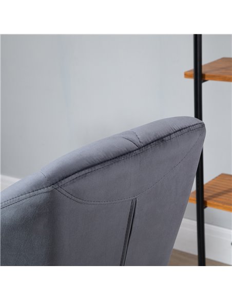 HOMCOM Set of 2 Adjustable Bar stools With Backs , Armless Upholstered Swivel Counter Chairs, Barstools with Back, Footrest, Dar - pic 61661 | FastDaddyshop
