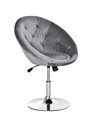 HOMCOM Modern Dining Height Bar Stool with Adjustable Height, Grey 835-472CG