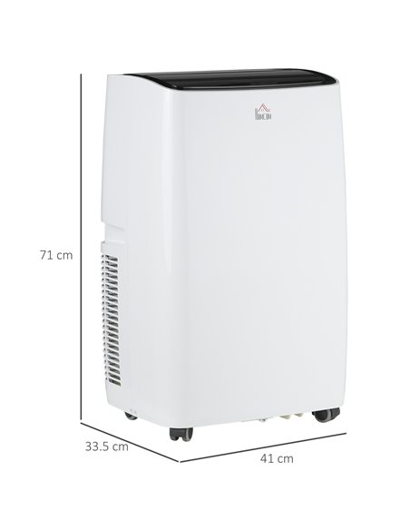 HOMCOM 14,000 BTU Portable Air Conditioner Dehumidifier Cooling Fan for Room up to 40m², with Remote, LED Display, 24H Timer, Wi - pic 62438 | FastDaddyshop