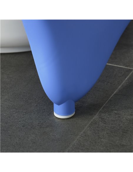 HOMCOM Collapsible Baby Bath Tub Foldable Ergonomic w/ Cushion Temperature Sensitive Water Plug Non-Slip Support Leg Portable fo - pic 6244 | FastDaddyshop