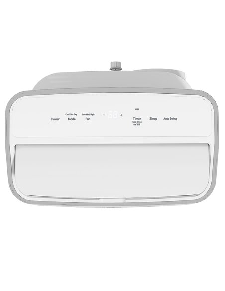 HOMCOM 14,000 BTU Mobile Air Conditioner, Smart Home WiFi Compatible, with Heater, Cooler, Dehumidifier, Fan, 24H Timer 823-050V - pic 62471 | FastDaddyshop