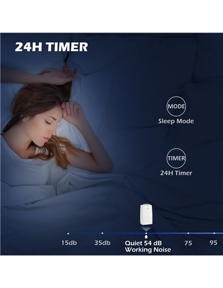 HOMCOM 14,000 BTU Mobile Air Conditioner for Room up to 40m², with Dehumidifier, 24H Timer, Wheels, Window Mount Kit 823-053V70W - pic 62485 | FastDaddyshop