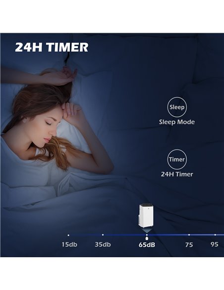 HOMCOM Portable Air Conditioner 14,000 BTU, Smart WiFi, Dehumidifier, Fan Functions, 24H Timer, for Rooms up to 35m 823-048V70WT - pic 62513 | FastDaddyshop