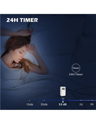 HOMCOM 9,000 BTU Mobile Air Conditioner for Room up to 20m², with Dehumidifier, 24H Timer, Wheels, Window Mount Kit 823-057V71WT