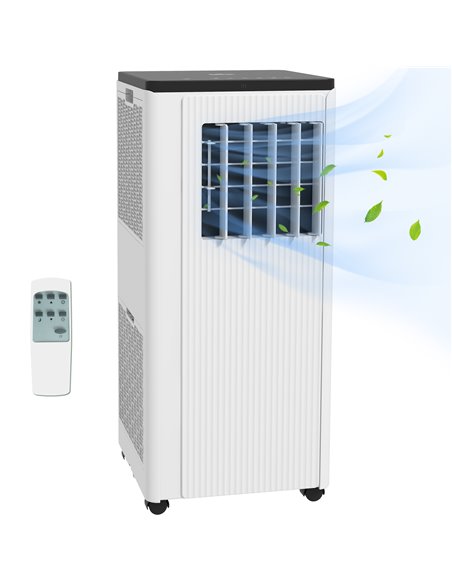 HOMCOM 7,000 BTU Mobile Air Conditioner, 15m², White 823-060V70WT - pic 62571 | FastDaddyshop