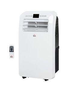 HOMCOM 12000 BTU Portable Air Conditioner, 28m², White 823-052V70WT