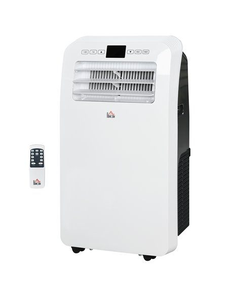 HOMCOM 12000 BTU Portable Air Conditioner, 28m², White 823-052V70WT - pic 62589 | FastDaddyshop