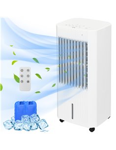 HOMCOM Water Conditioner Humidifier Unit with Remote, White 824-072V70WT
