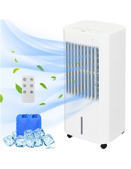HOMCOM Water Conditioner Humidifier Unit with Remote, White 824-072V70WT - pic 62598 | FastDaddyshop
