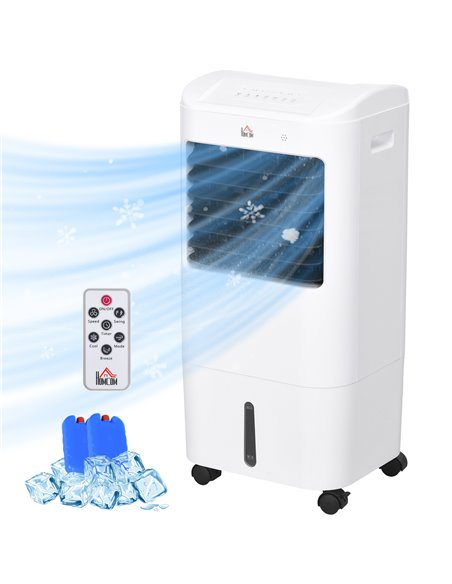 HOMCOM 78cm Water Conditioner Humidifier Unit with Remote, White 824-079V71WT - pic 62607 | FastDaddyshop