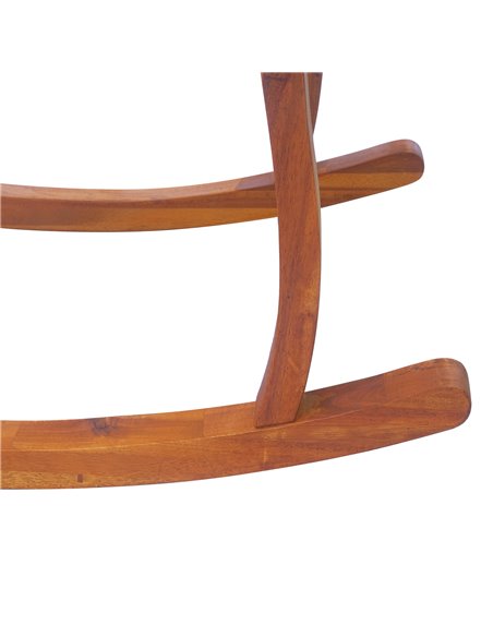 Outsunny Rocking Chair, Acacia Wood, Indoor/Outdoor Use with Cushion, Traditional Design 84A-047 - pic 62648 | FastDaddyshop