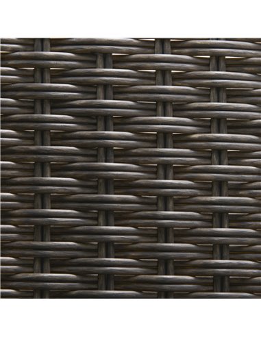 Outsunny PE Rattan Outdoor Garden Rocking Chair w/ Cushion Grey 841-146