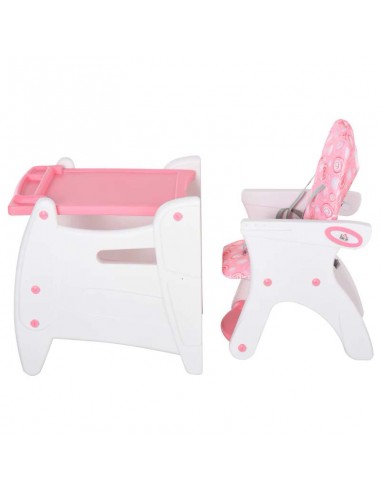Homcom HDPE 3-in-1 Baby Booster HighChair Pink