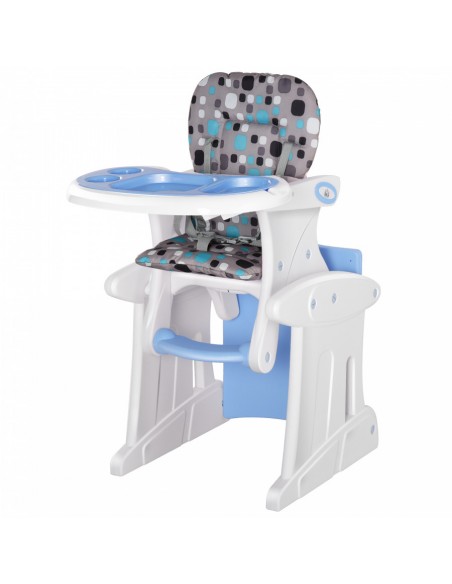 Homcom HDPE 3-in-1 Baby Booster High Chair Blue - pic 6314 | FastDaddyshop