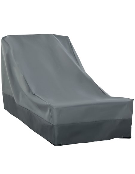 Outsunny Patio Furniture Cover, Rectangular Chair Protection, Grey 84B-518V01 - pic 63192 | FastDaddyshop